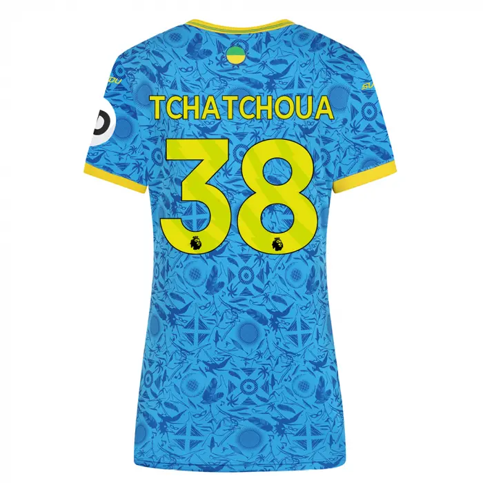 Wolverhampton Wanderers Kits Shop | 2025-26 Wolves Third Shirt – Womens TCHATCHOUA 38 Wolves Jerseys and Gear